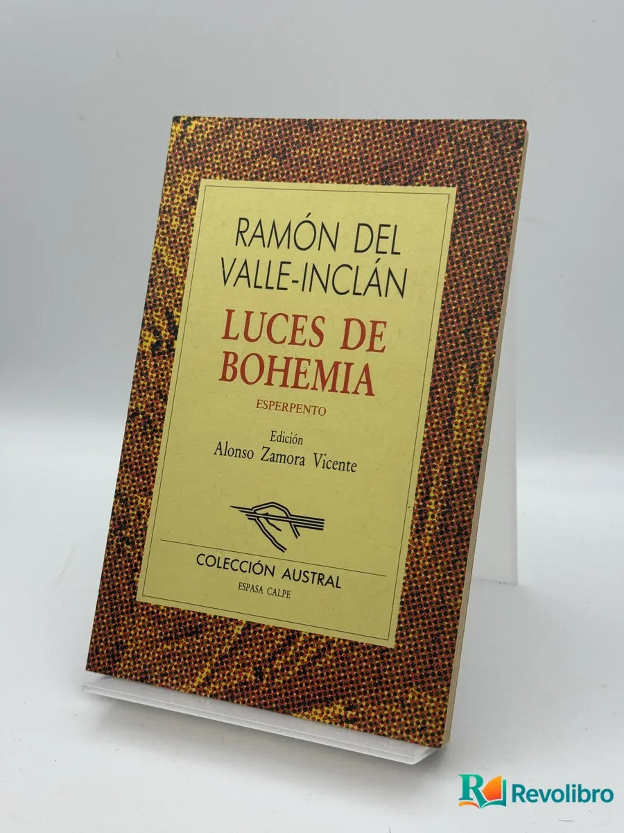 Portada de Luces de Bohemia de Ramón del Valle-Inclán, libro de segunda mano
