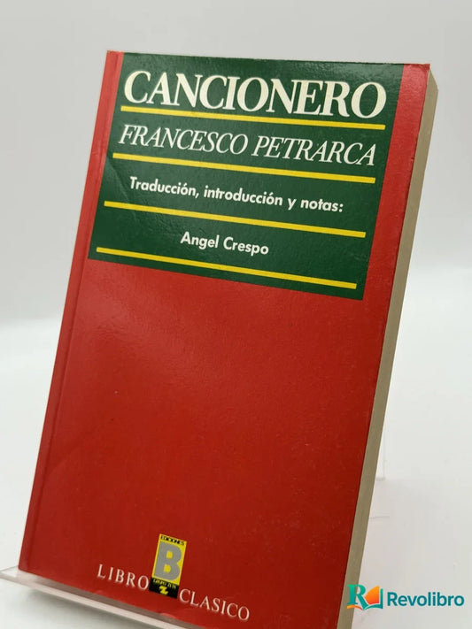 Portada de Cancionero de Francesco Petrarca, libro de segunda mano