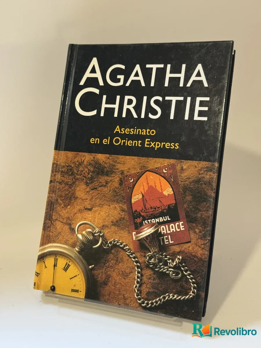 Portada de Asesinato en el Orient Express de Agatha Christie, libro de segunda mano