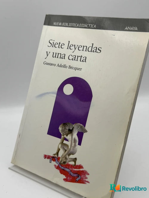 Portada de Siete leyendas y una carta de Gustavo Adolfo Bécquer, libro de segunda mano