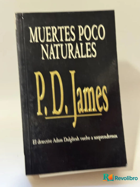 Portada de Muertes poco naturales de P.D. James, libro de segunda mano