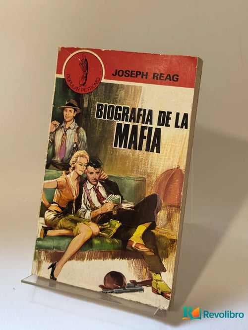 Portada de Biografía de la Mafia de Joseph Reag, libro de segunda mano