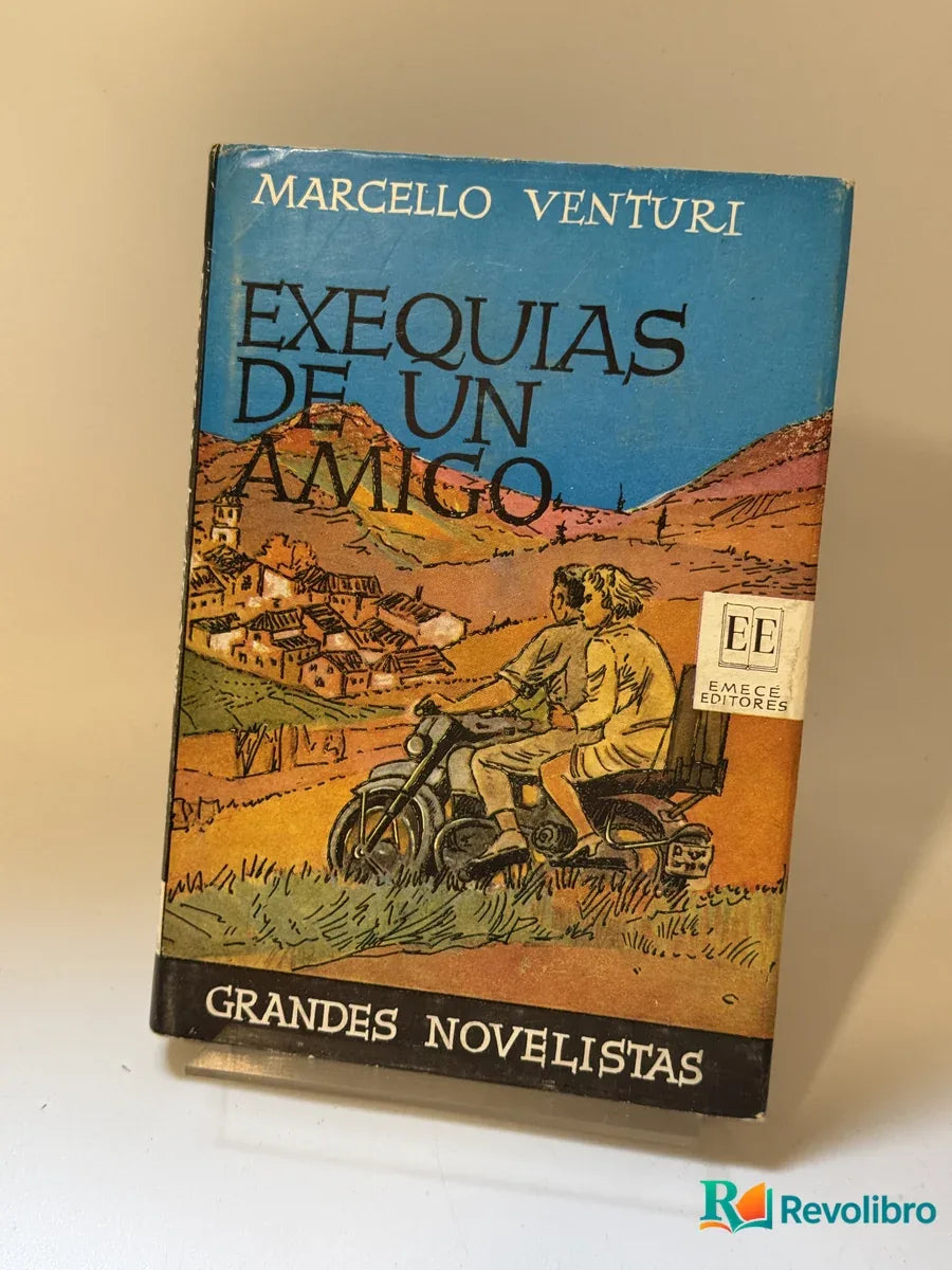 Portada de Exequias de un amigo de Marcello Venturi, libro de segunda mano