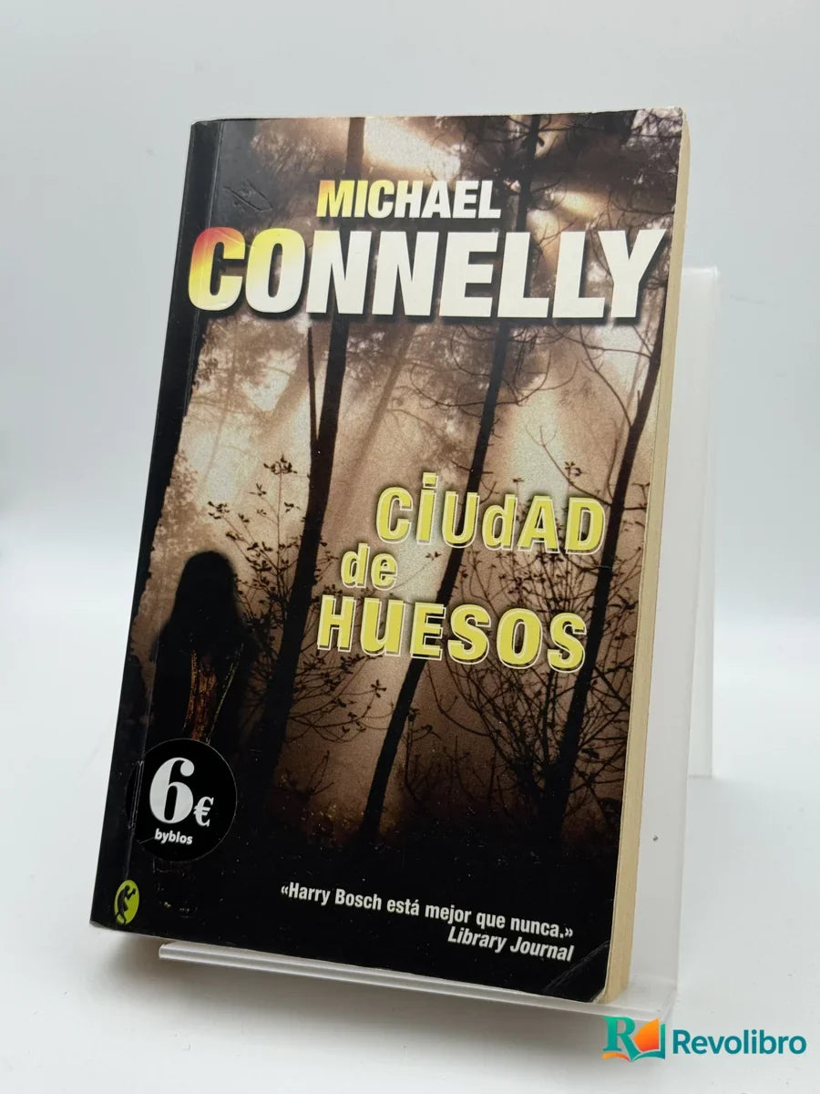 Portada de Ciudad de Huesos de Michael Connelly, libro de segunda mano