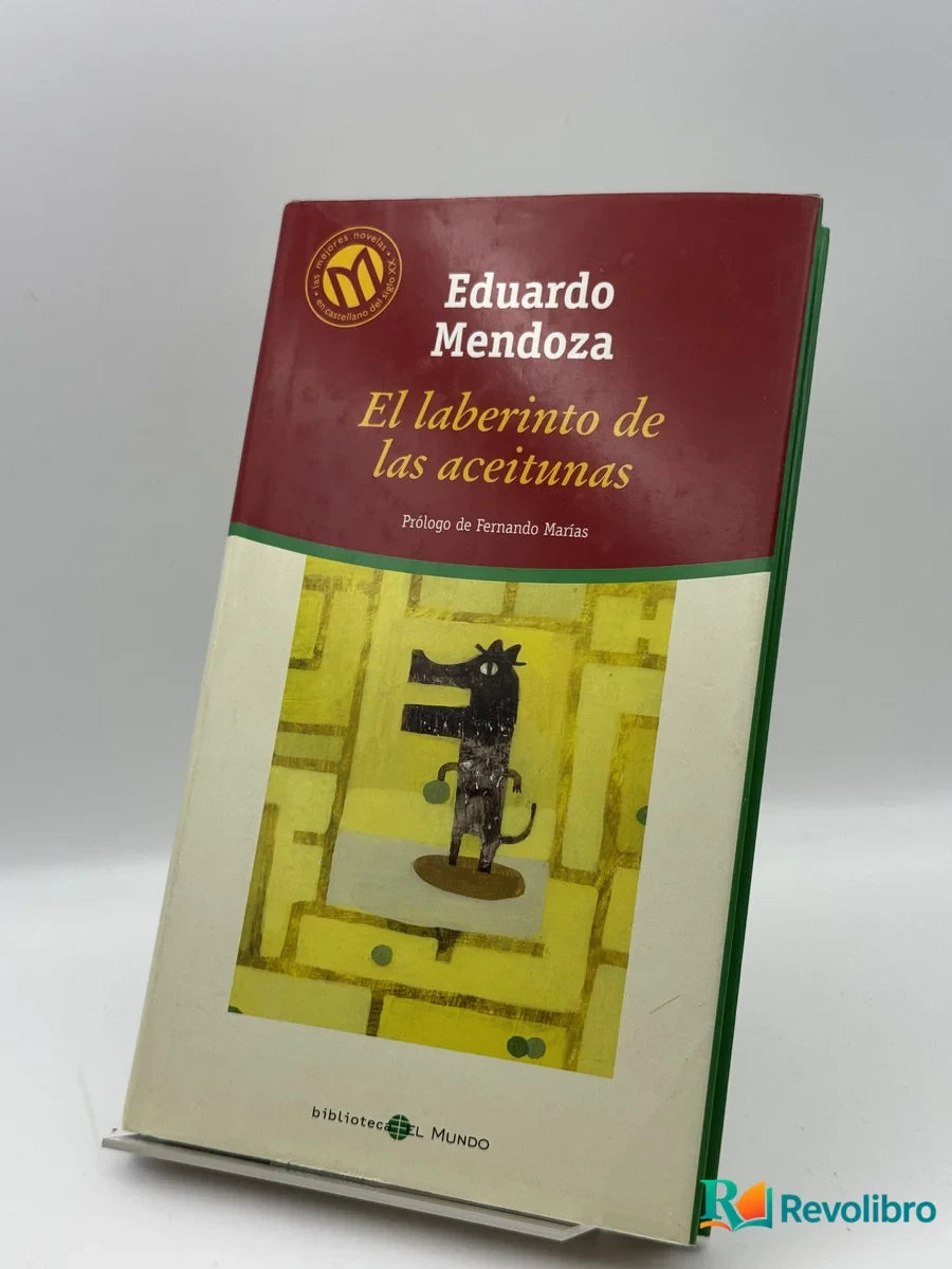Portada de El laberinto de las aceitunas de Eduardo Mendoza, libro de segunda mano