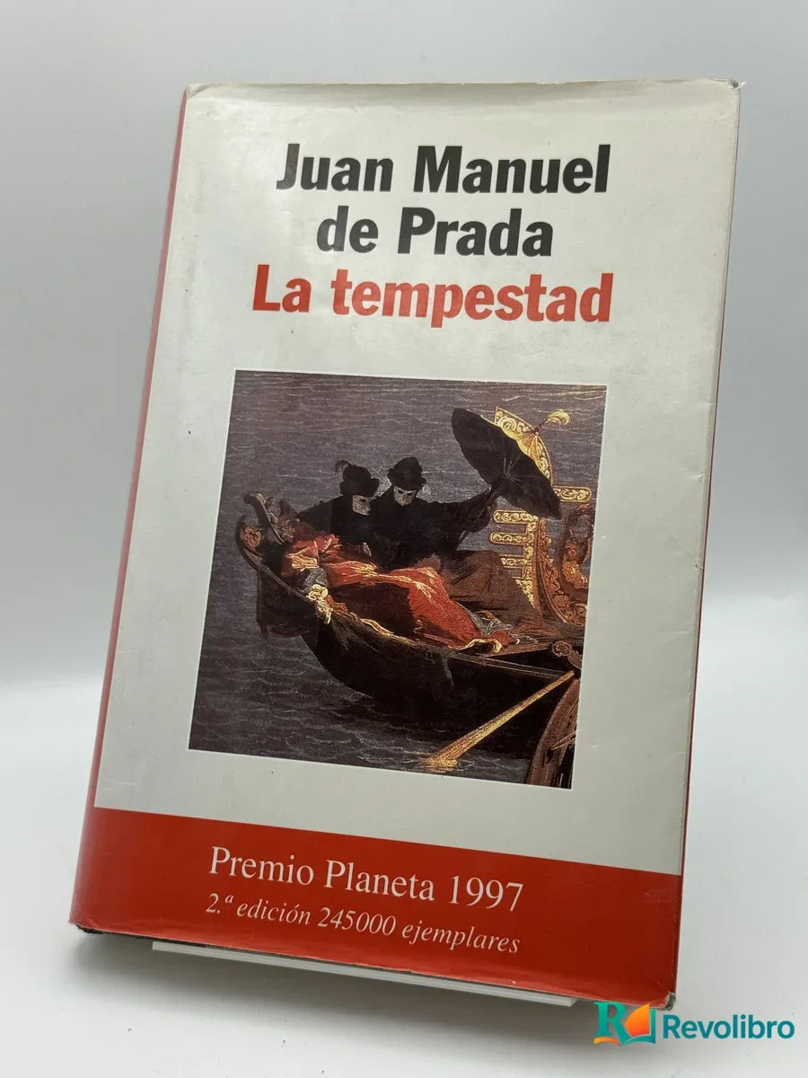 Portada de La tempestad de Juan Manuel de Prada, libro de segunda mano