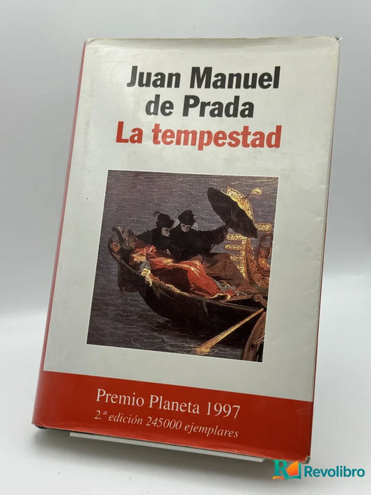 Portada de La tempestad de Juan Manuel de Prada, libro de segunda mano