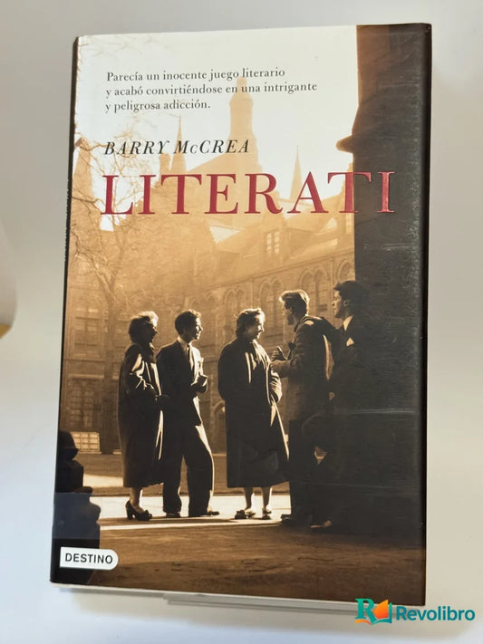 Portada de Literati de Barry McCrea, libro de segunda mano