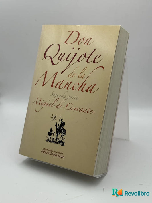 Portada de Don Quijote de la Mancha segunda parte de Miguel de Cervantes, libro de segunda mano