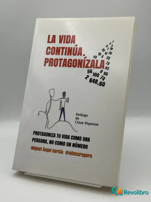 Portada de La vida continúa. Protagonízala de Miguel Ángel García, libro de segunda mano