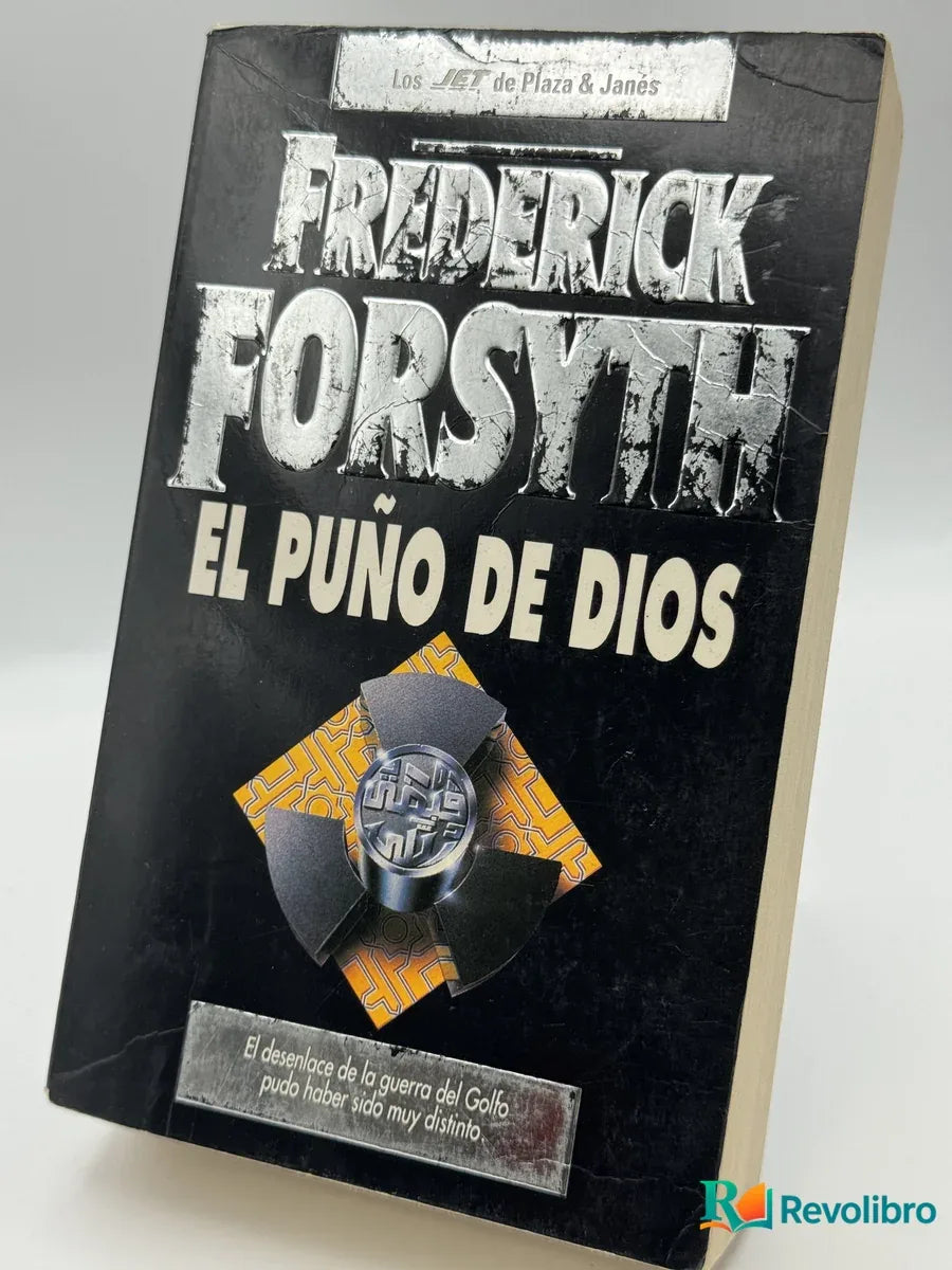 Portada de El puño de Dios de Frederick Forsyth, libro de segunda mano