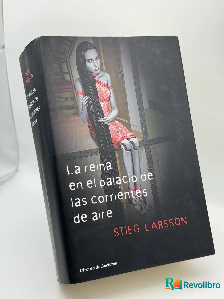 Portada de La reina en el palacio de las corrientes de aire de Stieg Larsson, libro de segunda mano