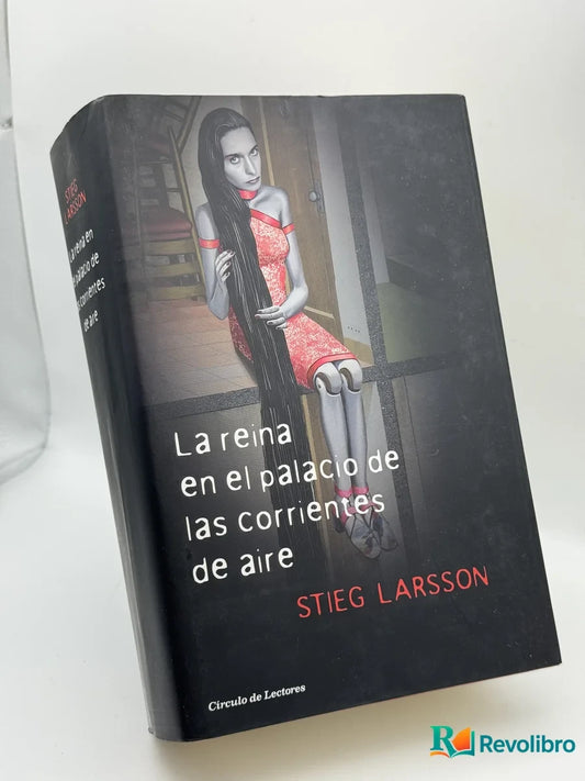 Portada de La reina en el palacio de las corrientes de aire de Stieg Larsson, libro de segunda mano