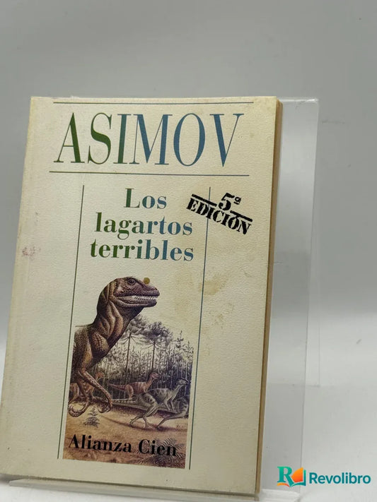 Portada de Los lagartos terribles de Asimov, libro de segunda mano