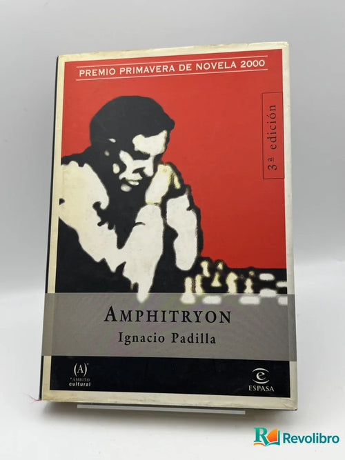 Portada de Amphitryon de Ignacio Padilla, libro de segunda mano