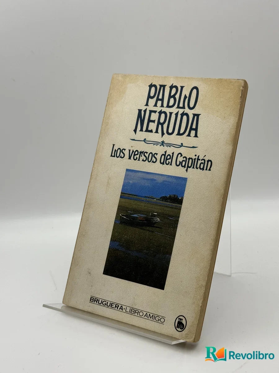 Portada de Los versos del Capitán de Pablo Neruda, libro de segunda mano