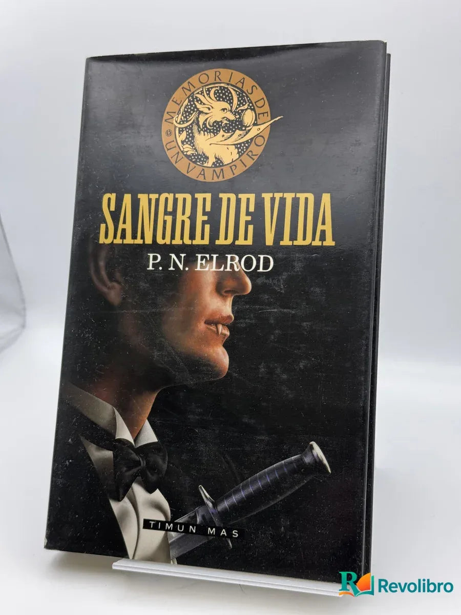 Portada de Sangre de Vida de P. N. Elrod, libro de segunda mano