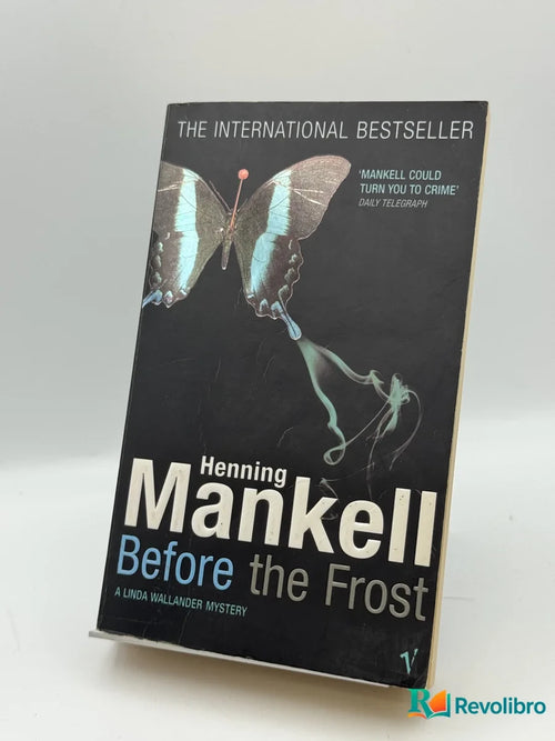 Portada de Before the Frost de Henning Mankell, libro de segunda mano
