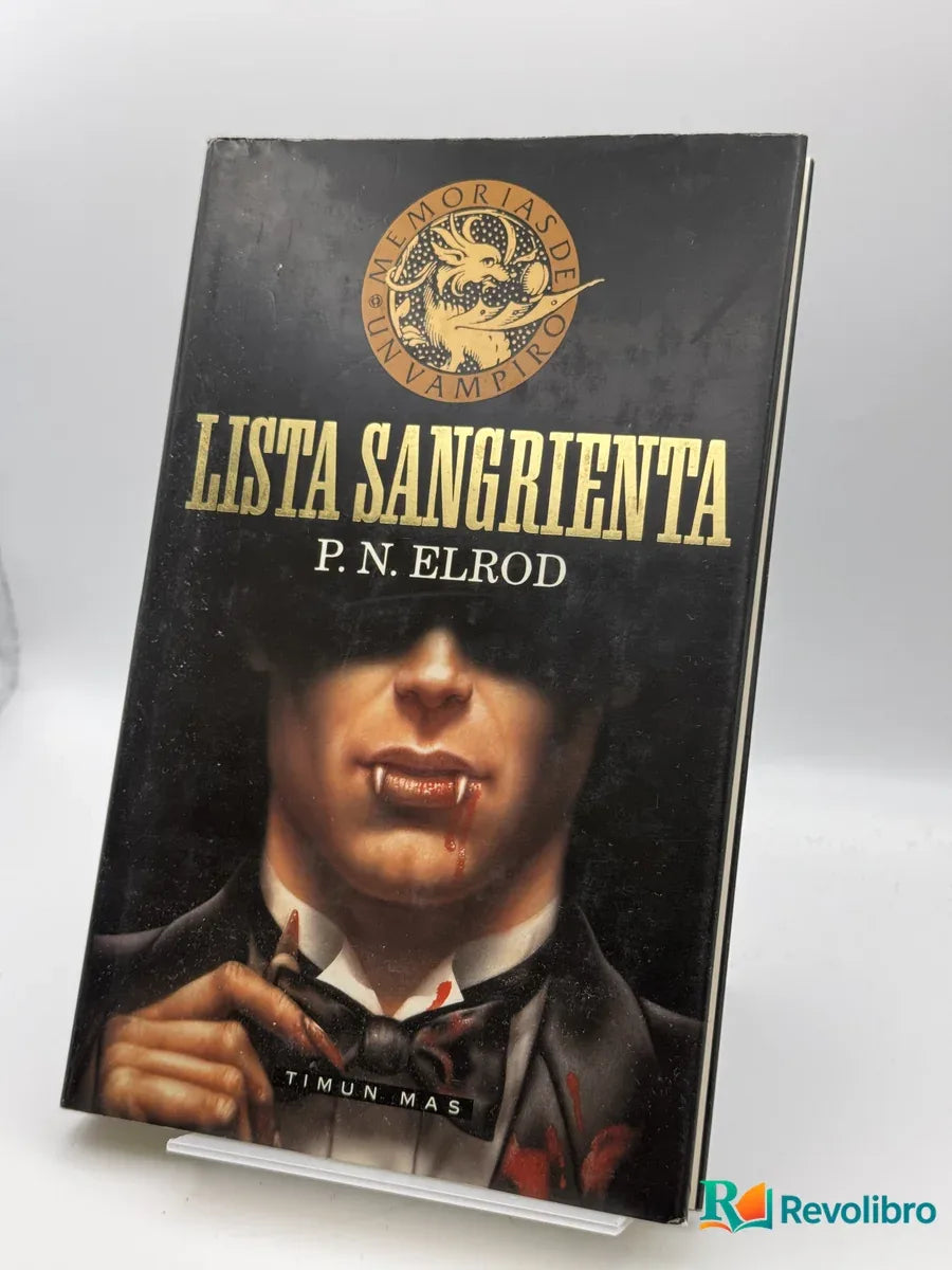 Portada de Lista Sangrienta de P. N. Elrod, libro de segunda mano