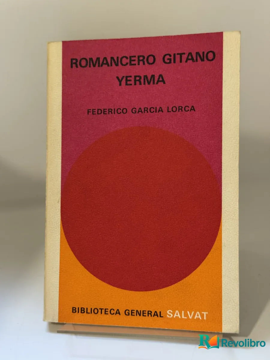 Portada de Romancero gitano de Federico García Lorca, libro de segunda mano
