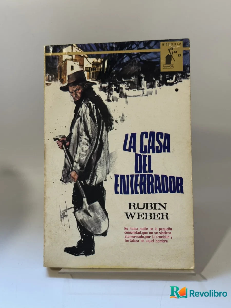 Portada de La casa del enterrador de Rubin Weber, libro de segunda mano