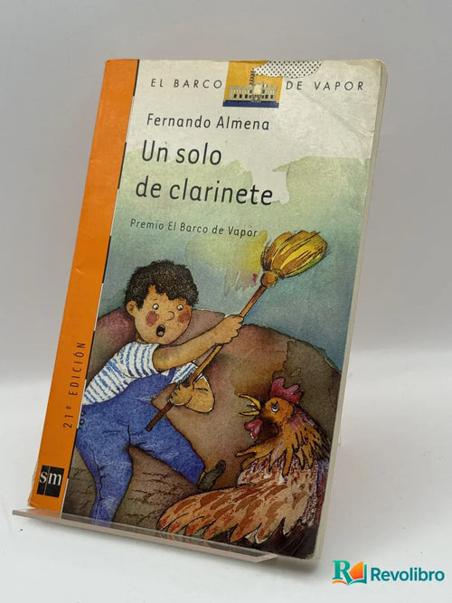 Portada de Un solo de clarinete de Fernando Almena, libro de segunda mano