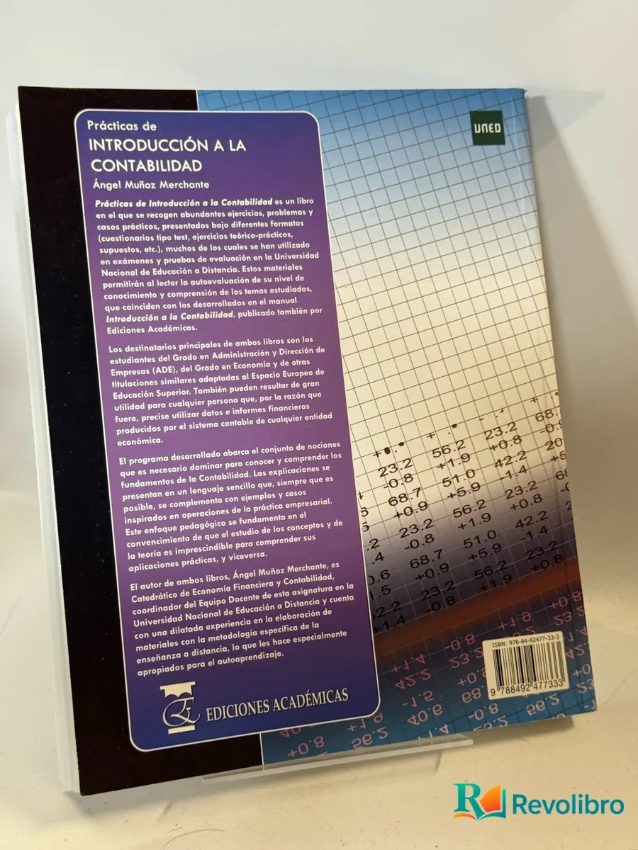 Foto 2 de Prácticas de Introducción a la Contabilidad de Ángel Muñoz Merchante, libro de segunda mano