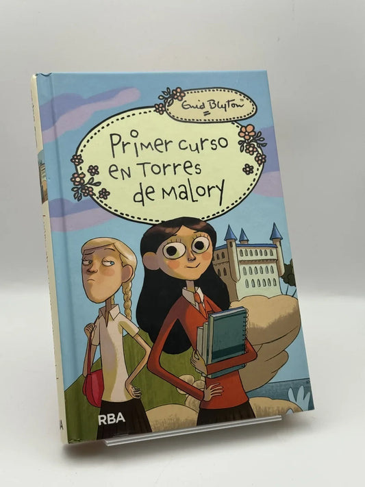 Primer curso en Torres de Malory de Enid Blyton | Libro segunda mano - Portada