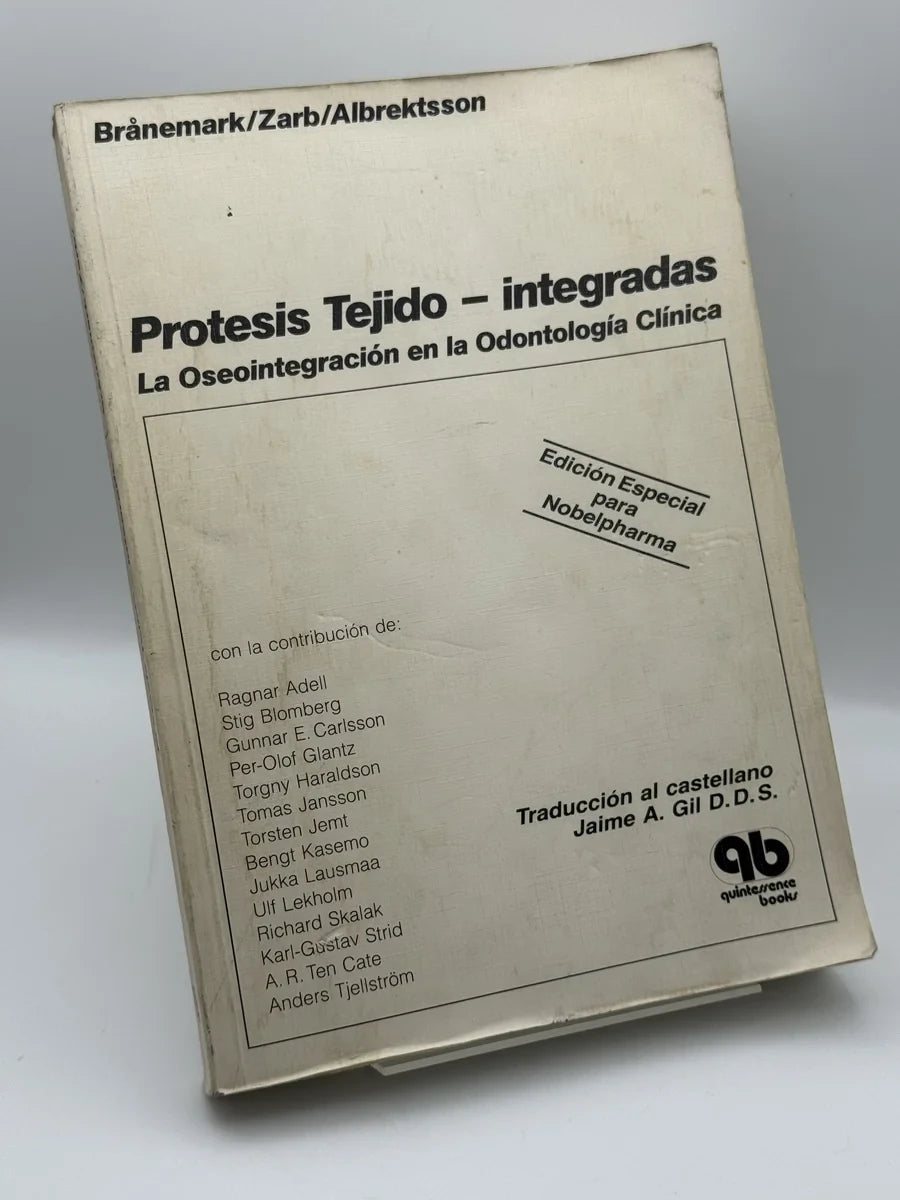 Prótesis tejido-integradas La Oseointegración de Per-Ingvar Brånemark | Libro segunda mano - Portada