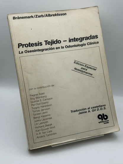 Prótesis tejido-integradas La Oseointegración de Per-Ingvar Brånemark | Libro segunda mano - Portada