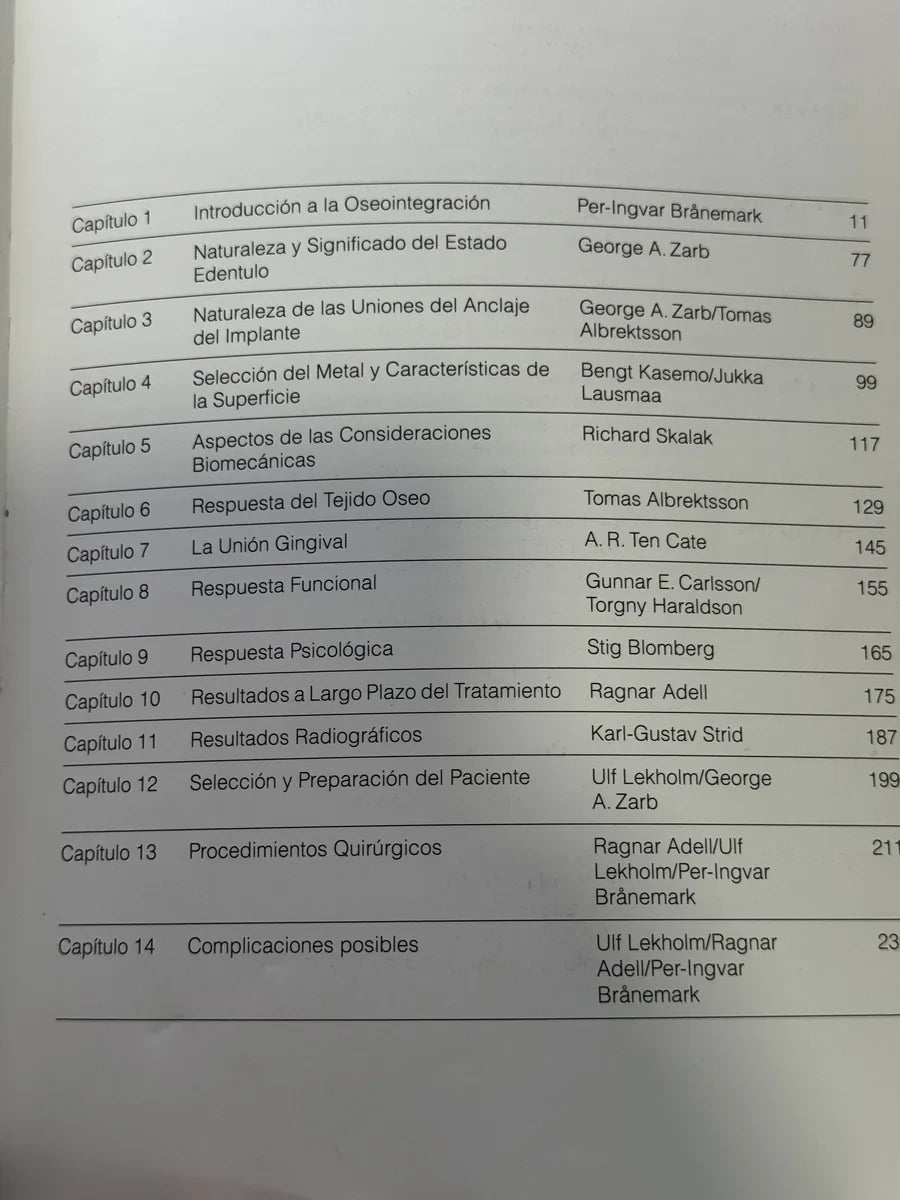 Prótesis tejido-integradas La Oseointegración de Per-Ingvar Brånemark | Segunda mano - Foto 3