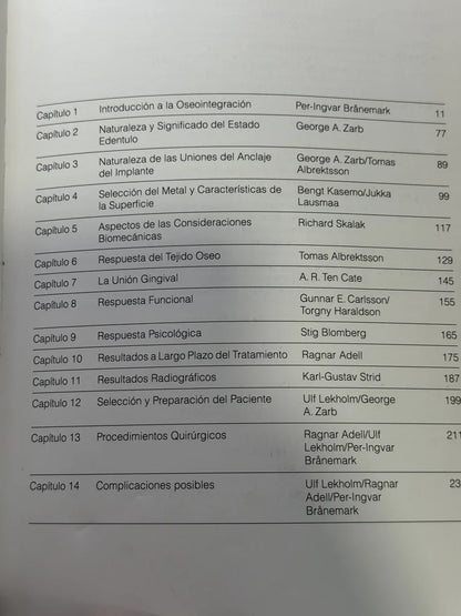 Prótesis tejido-integradas La Oseointegración de Per-Ingvar Brånemark | Segunda mano - Foto 3
