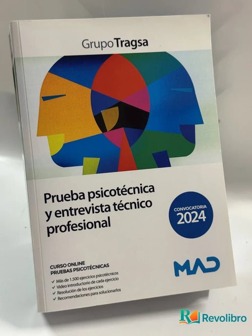 Portada de Prueba psicotécnica y entrevista técnico profesional de GrupoTragsa, libro de segunda mano