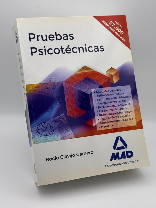 Pruebas Psicotécnicas - Editores 7, Rocío Clavijo Gamero - Portada