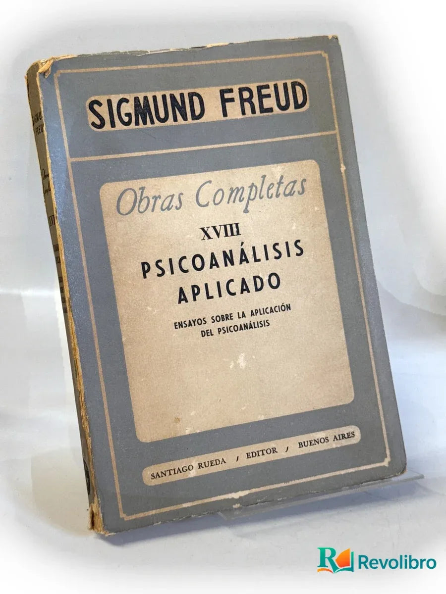 Portada de Psicoanálisis aplicado de Sigmund Freud, libro de segunda mano