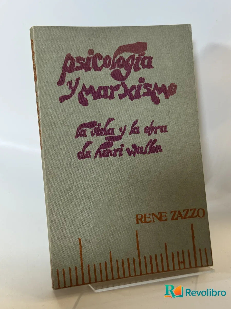 Portada de Psicología y marxismo de Rene Zazzo, libro de segunda mano