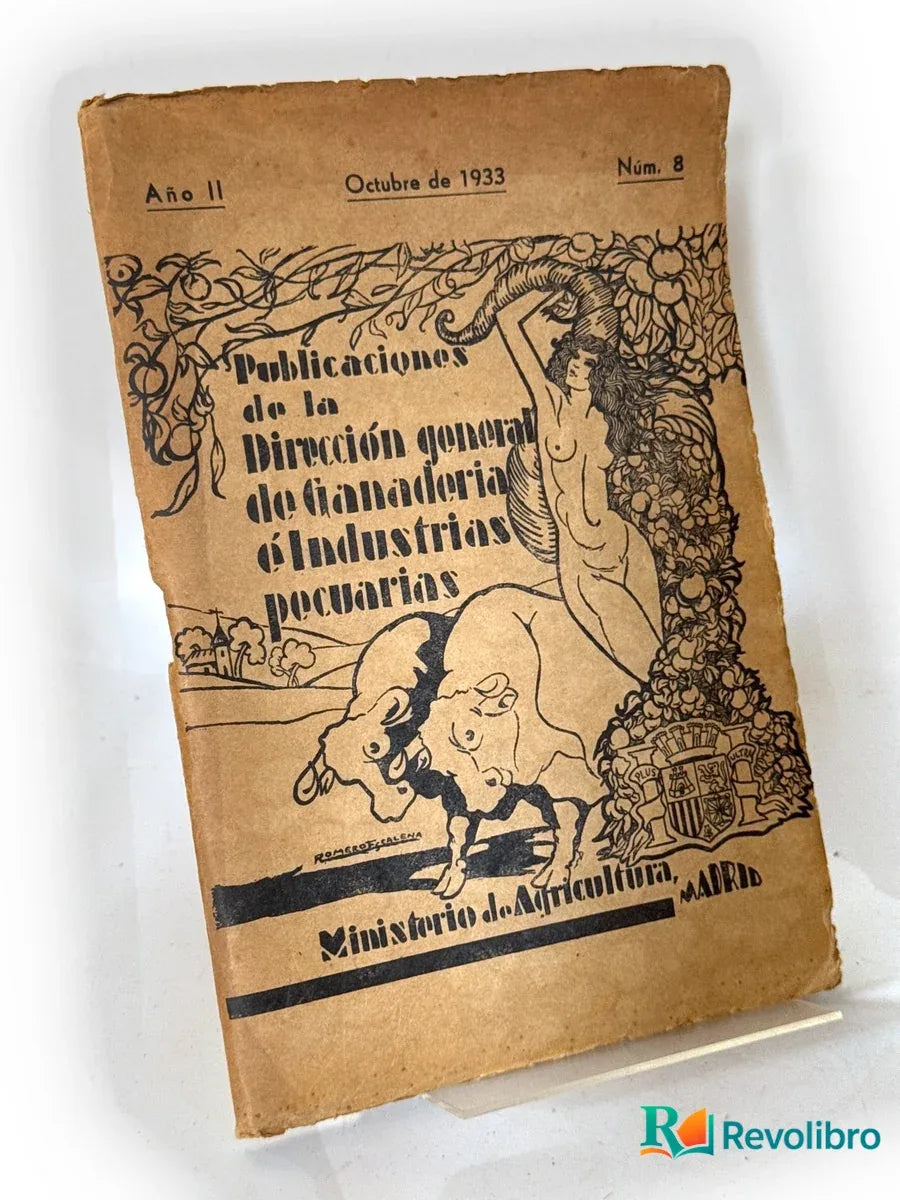 Portada de Publicaciones de la Dirección General de Ganadería e Industrias Pecuarias de Ministerio de Agricultura, libro de segunda mano