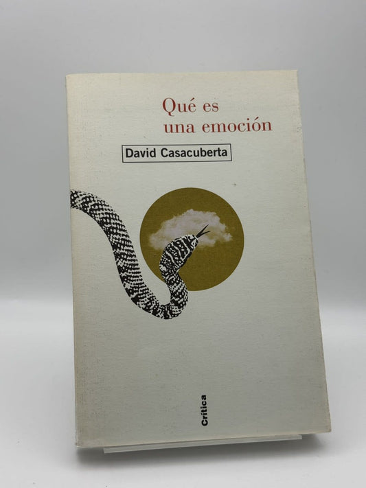 Que Es Una Emocion? - David Casacuberta - Portada