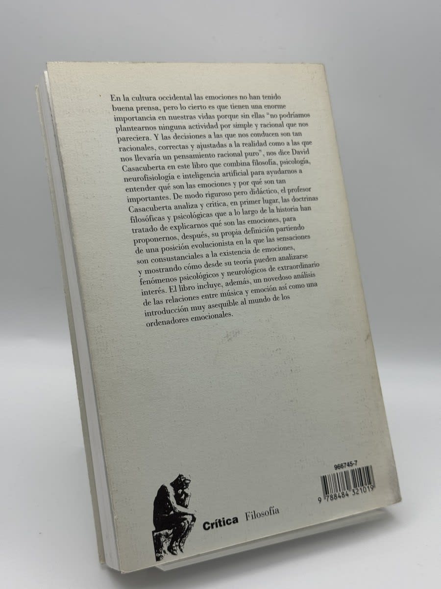 Que Es Una Emocion? - David Casacuberta - Imagen 2