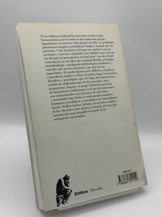 Que Es Una Emocion? - David Casacuberta - Imagen 2