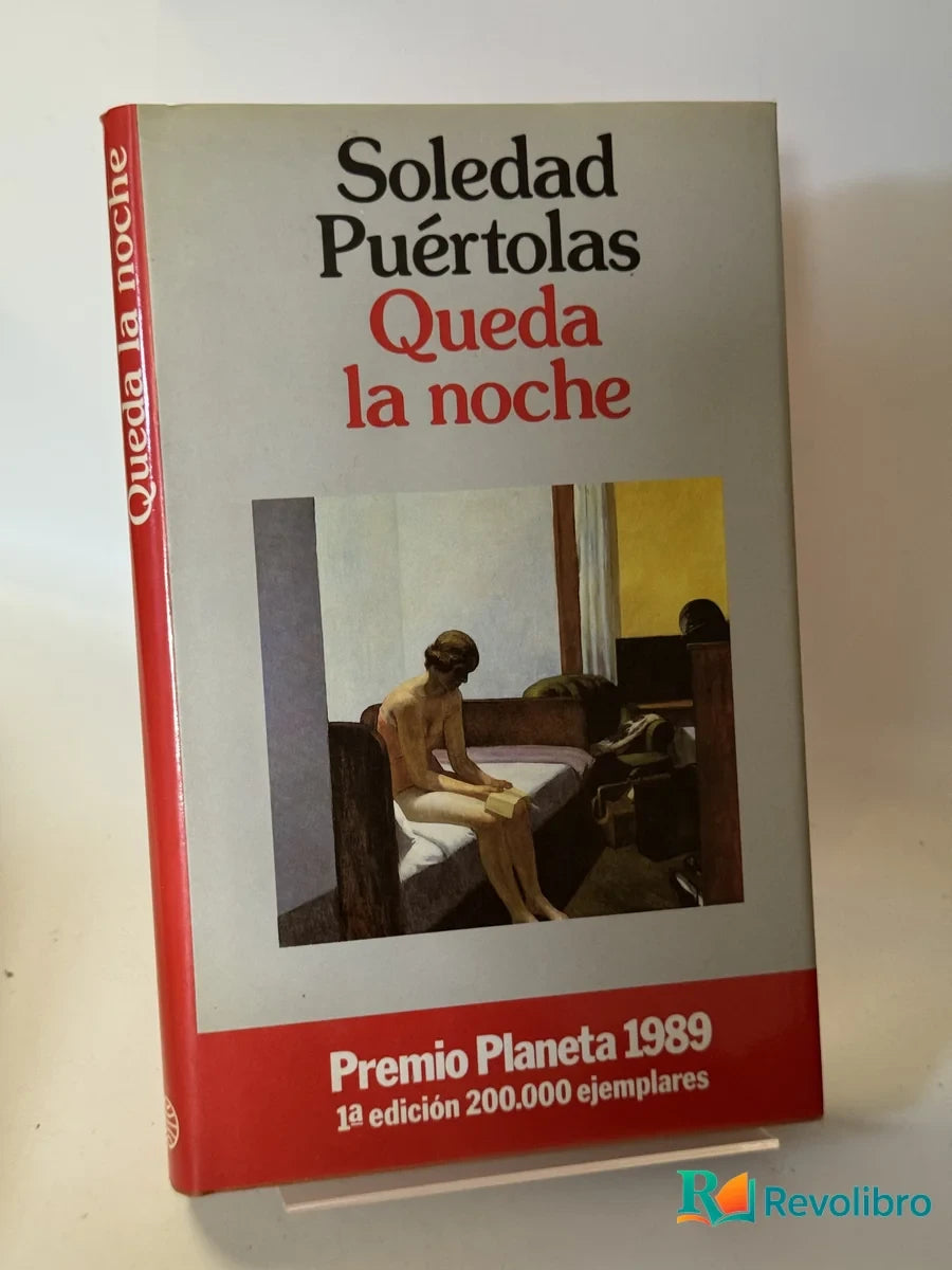 Portada de Queda la noche de Soledad Puértolas, libro de segunda mano