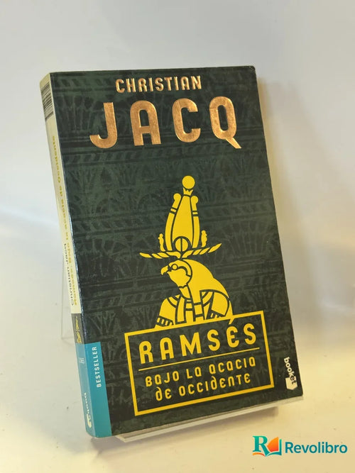 Portada de Ramsés Bajo la acacia de Occidente de Christian Jacq, libro de segunda mano