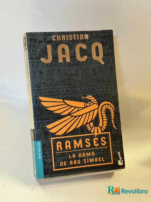Portada de Ramsés: La dama de Abu Simbel de Christian Jacq, libro de segunda mano