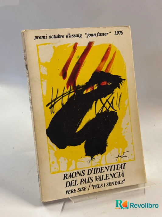 Portada de Raons d’identitat del País Valencià de Pere Sisè, libro de segunda mano