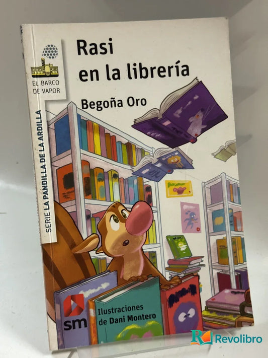 Portada de Rasi en la librería de Begoña Oro, libro de segunda mano
