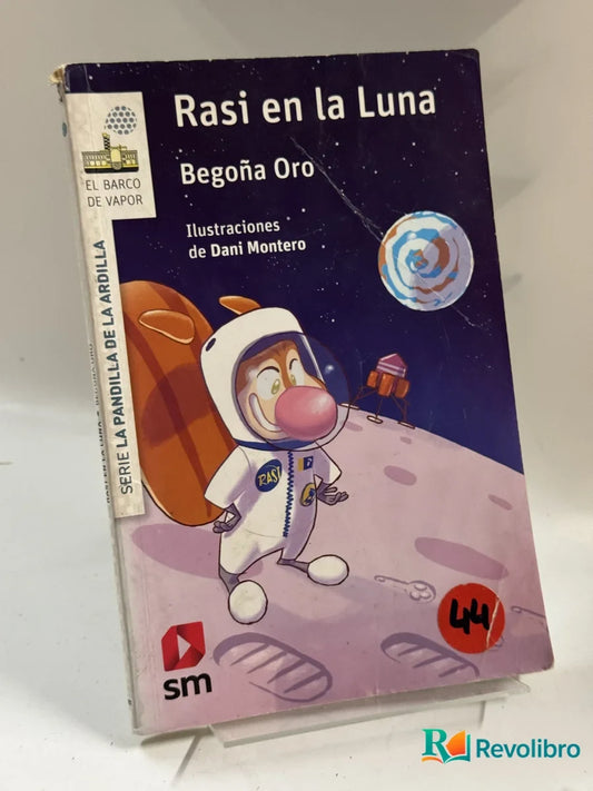 Portada de Rasi en la Luna de Begoña Oro, libro de segunda mano
