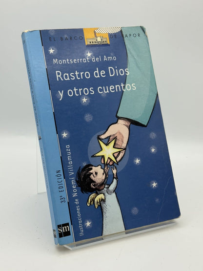 Portada de Rastro de Dios y otros cuentos de Montserrat Del Amo, libro de segunda mano