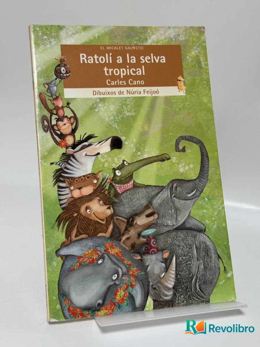 Portada de Ratolí a la selva tropical de Carles Cano Peiró, libro de segunda mano