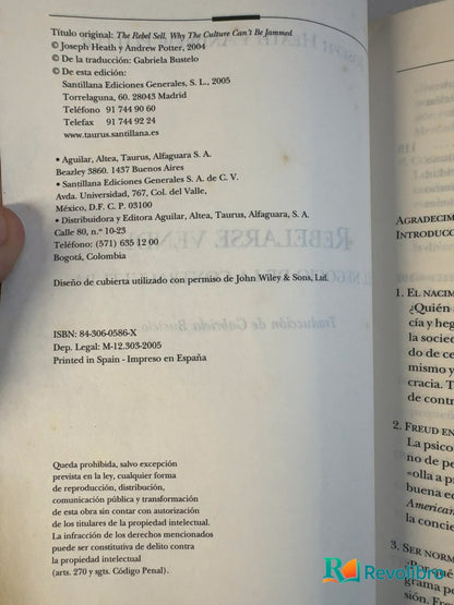Foto 3 de Rebelarse vende - 1ª edición de Joseph Heath, libro de segunda mano
