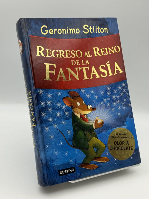 Portada de Regreso al Reino de la Fantasía de Geronimo Stilton, libro de segunda mano